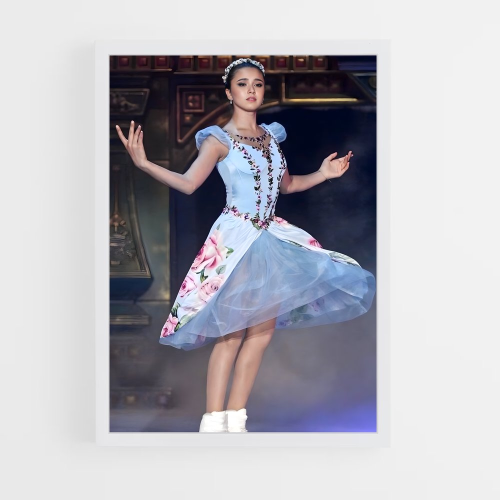 Poster Kamila de valieva patineuse – affiche Patinage artistique (vue 3)